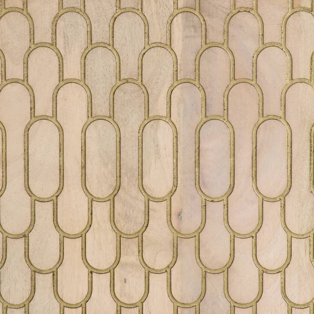 vidaXL Κομοδίνο 50 x 33 x 60 εκ. από Μασίφ Ξύλο Μάνγκο