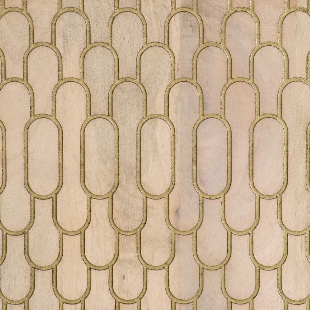 vidaXL Ντουλάπι Μπάνιου 38 x 33 x 160 εκ. από Μασίφ Ξύλο Μάνγκο