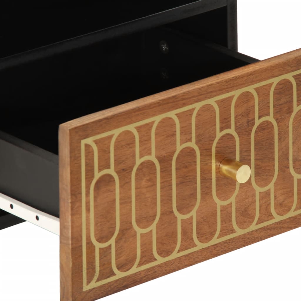 vidaXL Κομοδίνα 2 τεμ. 40 x 33 x 46 εκ. από Μασίφ Ξύλο Μάνγκο