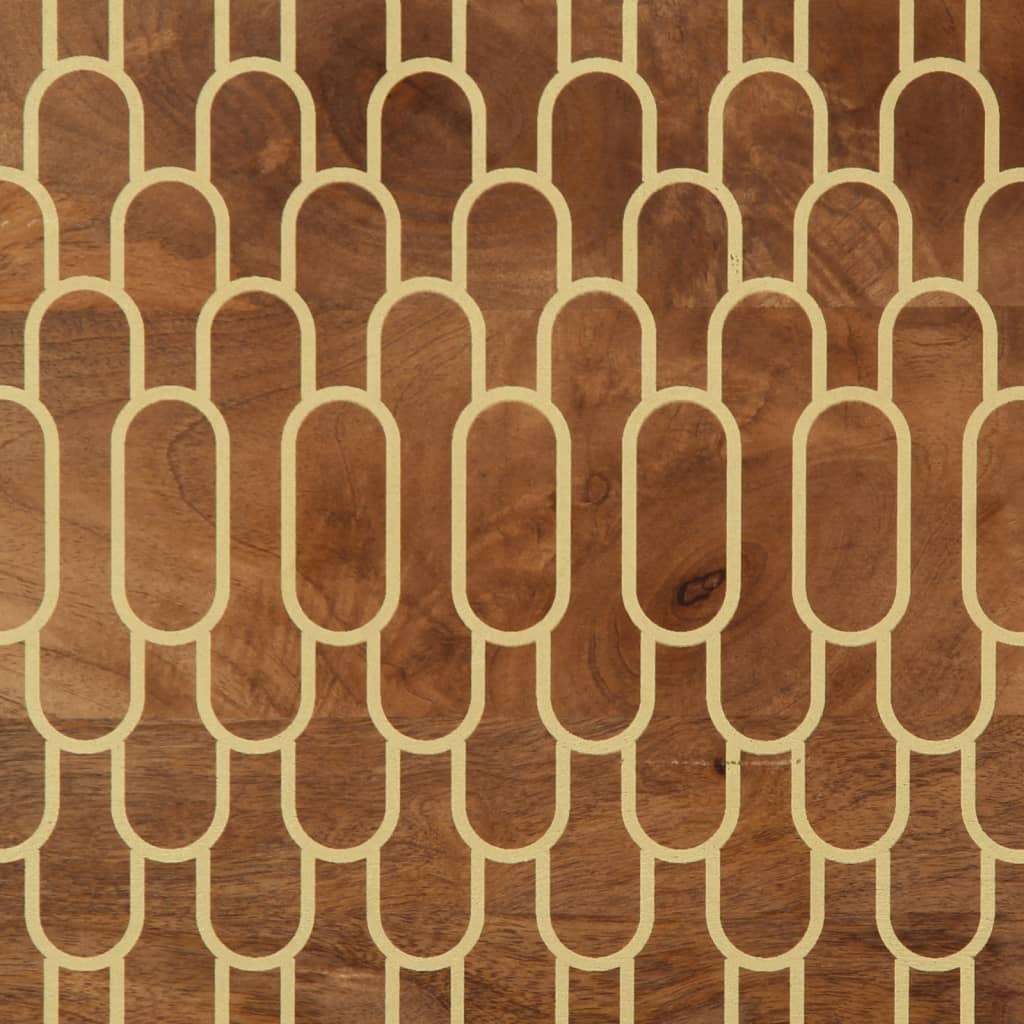 vidaXL Κομοδίνο 50x33x62 εκ. από Μασίφ Ξύλο Μάνγκο