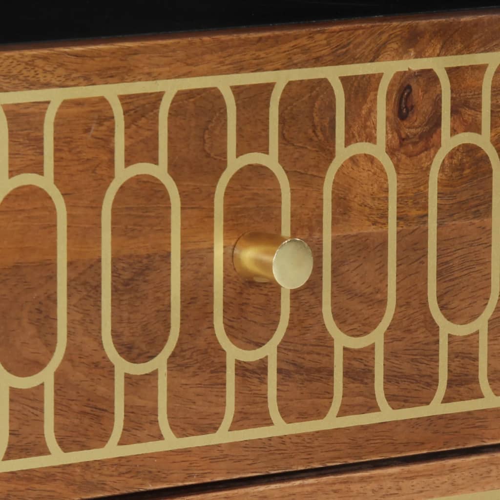 vidaXL Κομοδίνο 50x33x62 εκ. από Μασίφ Ξύλο Μάνγκο