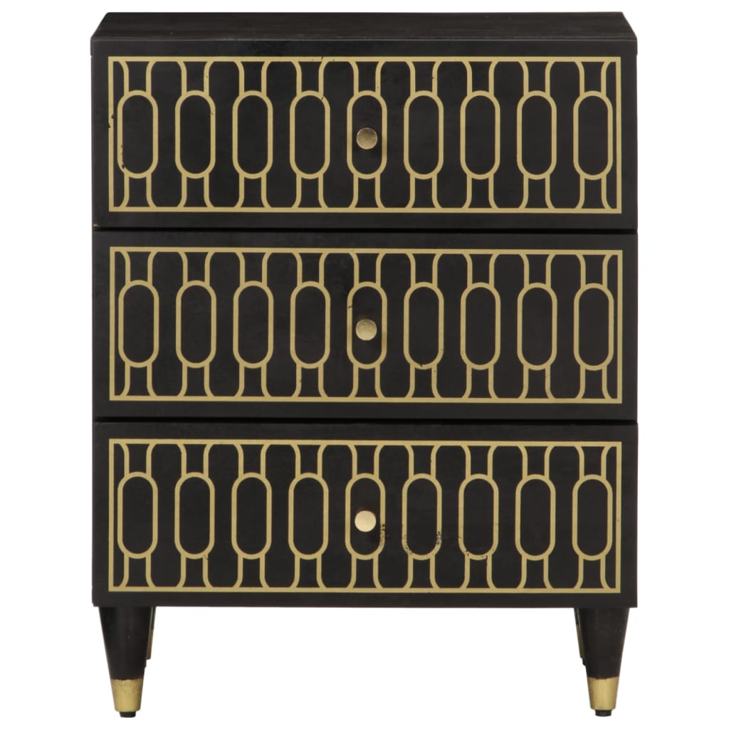 vidaXL Κομοδίνο 50 x 33 x 60 εκ. από Μασίφ Ξύλο Μάνγκο