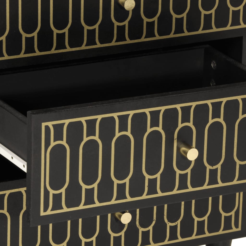 vidaXL Κομοδίνο 50 x 33 x 60 εκ. από Μασίφ Ξύλο Μάνγκο