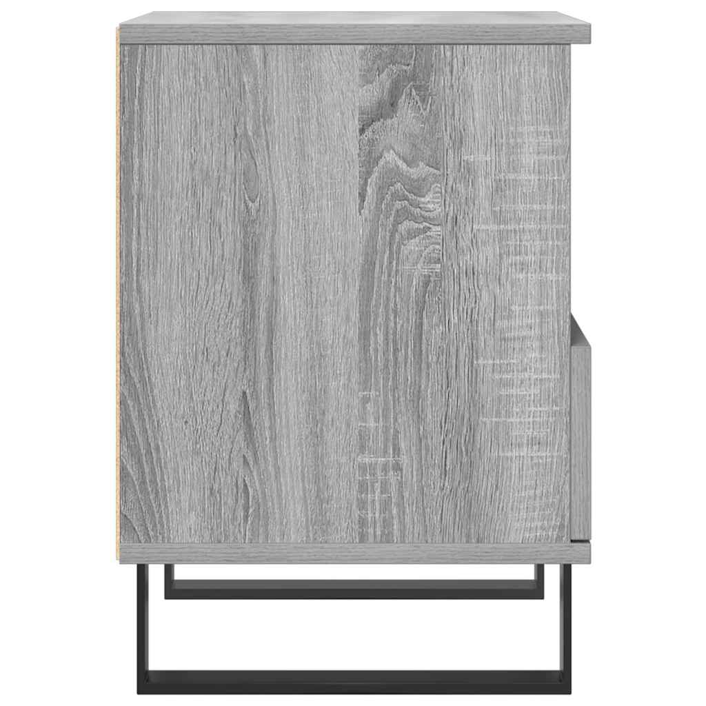 vidaXL Κομοδίνο Γκρι Sonoma 40 x 35 x 50 εκ. από Επεξεργασμένο Ξύλο