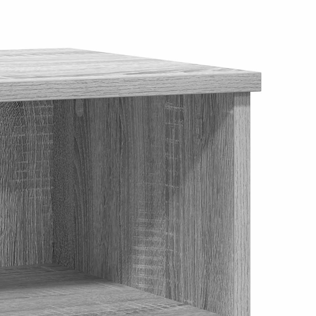 vidaXL Κομοδίνο Γκρι Sonoma 40 x 35 x 50 εκ. από Επεξεργασμένο Ξύλο