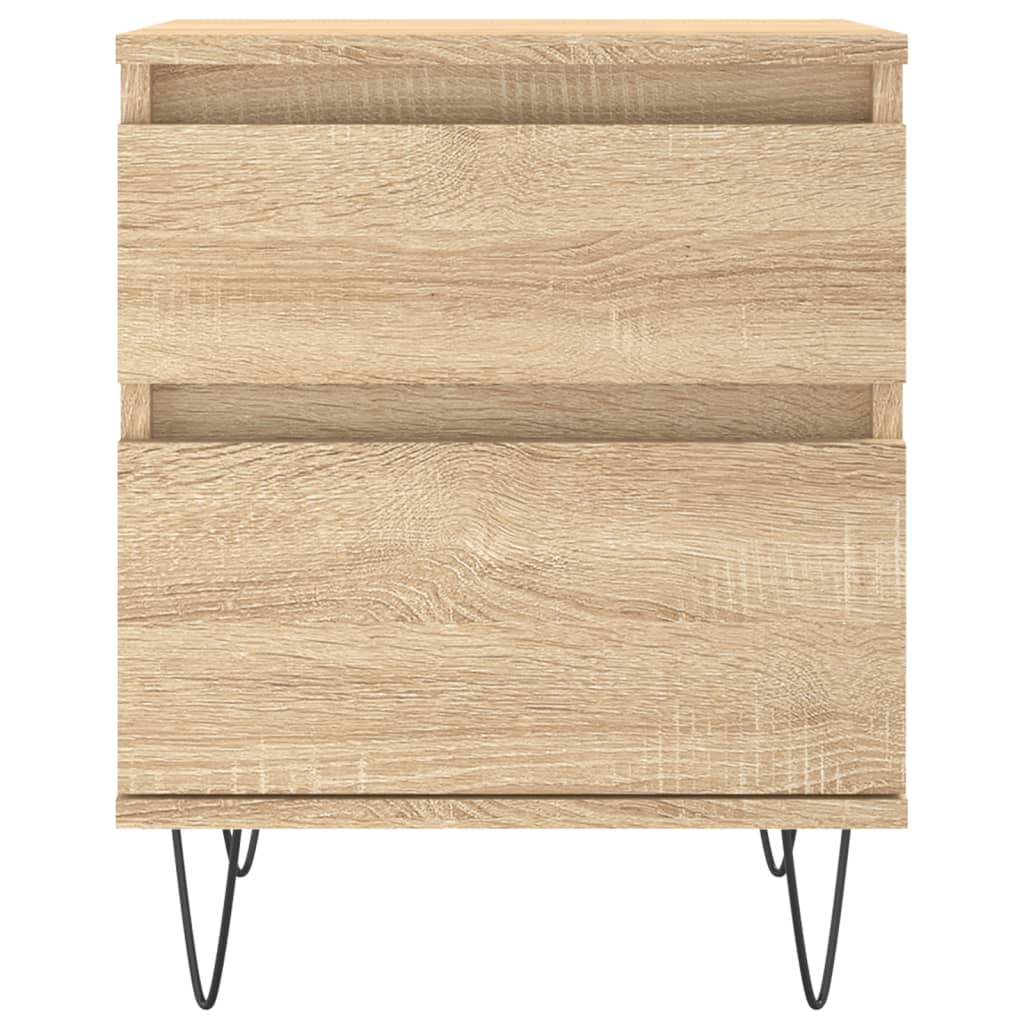 vidaXL Κομοδίνο Sonoma Δρυς 40 x 35 x 50 εκ. από Επεξεργ. Ξύλο