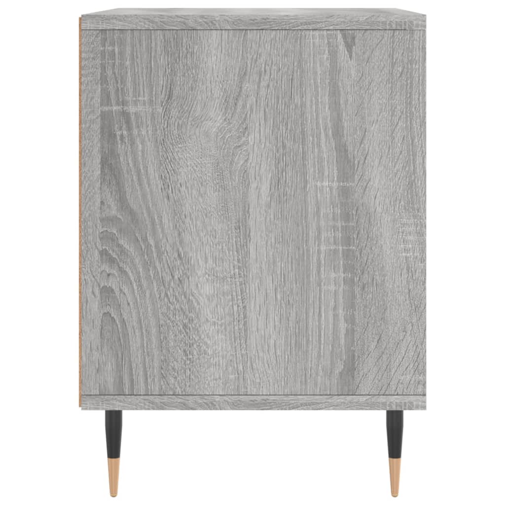 vidaXL Κομοδίνα 2 τεμ. Γκρι Sonoma 40 x 35 x 50 εκ. από Επεξεργ. Ξύλο