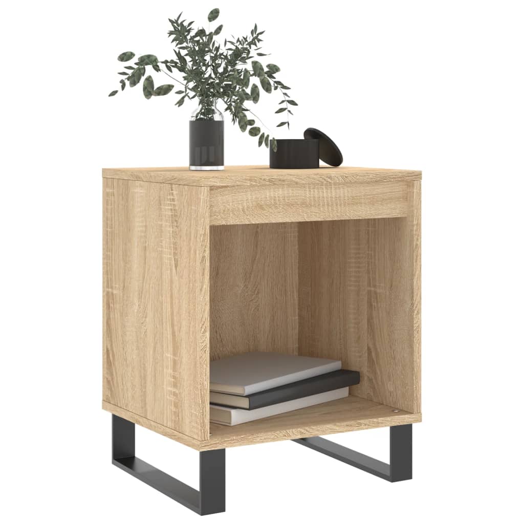 vidaXL Κομοδίνα 2 τεμ. Sonoma Δρυς 40 x 35 x 50 εκ. από Επεξεργ. Ξύλο