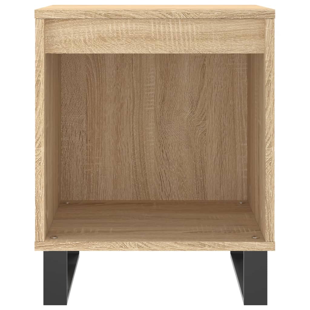 vidaXL Κομοδίνα 2 τεμ. Sonoma Δρυς 40 x 35 x 50 εκ. από Επεξεργ. Ξύλο