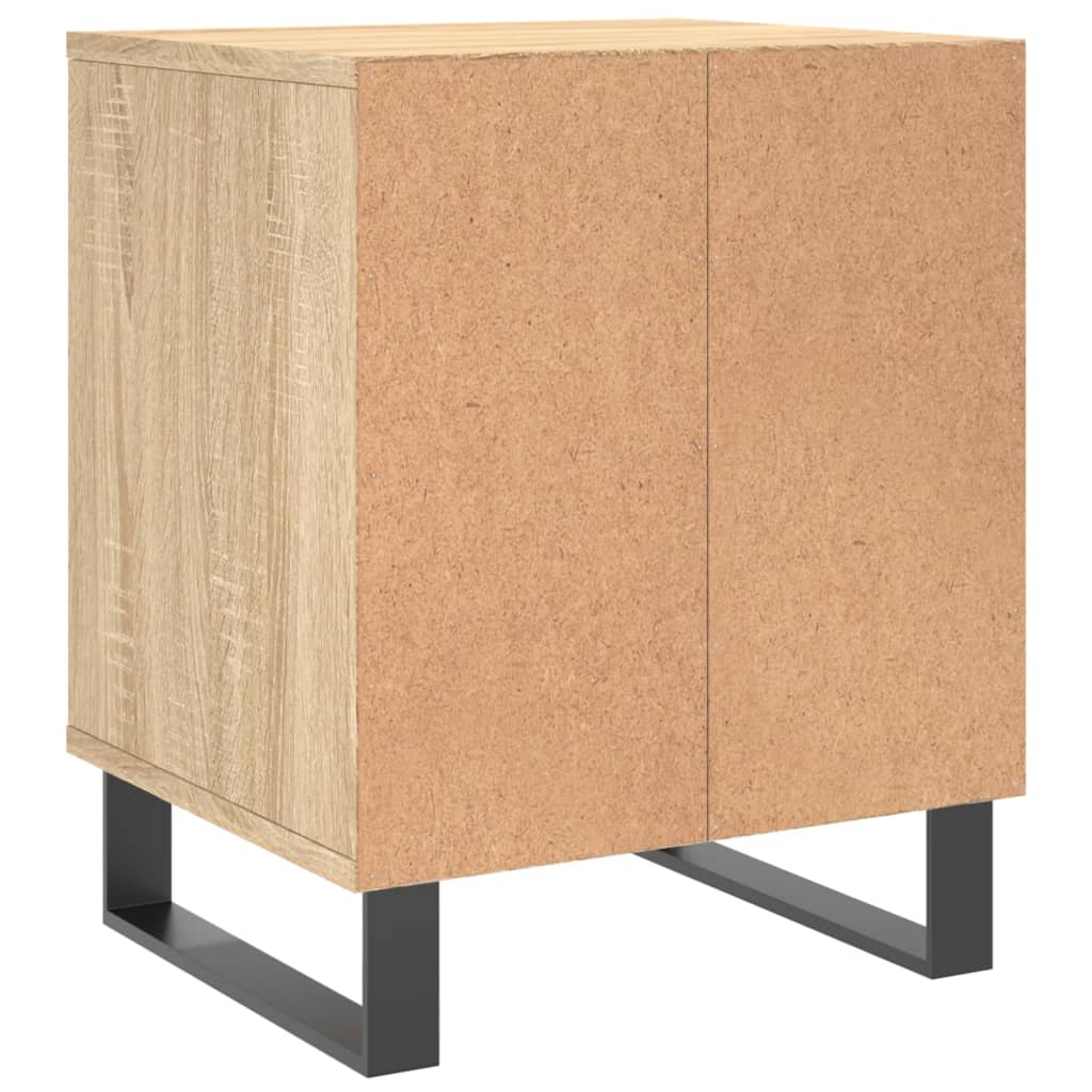 vidaXL Κομοδίνα 2 τεμ. Sonoma Δρυς 40 x 35 x 50 εκ. από Επεξεργ. Ξύλο