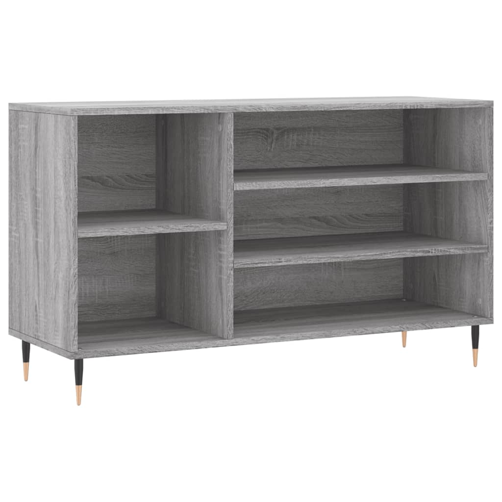 vidaXL Παπουτσοθήκη Γκρι Sonoma 102x36x60 εκ. από Επεξεργασμένο Ξύλο