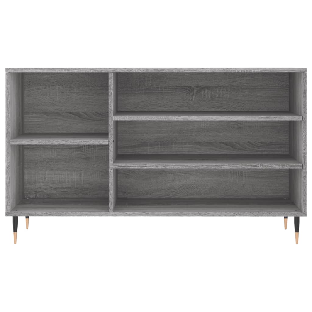 vidaXL Παπουτσοθήκη Γκρι Sonoma 102x36x60 εκ. από Επεξεργασμένο Ξύλο
