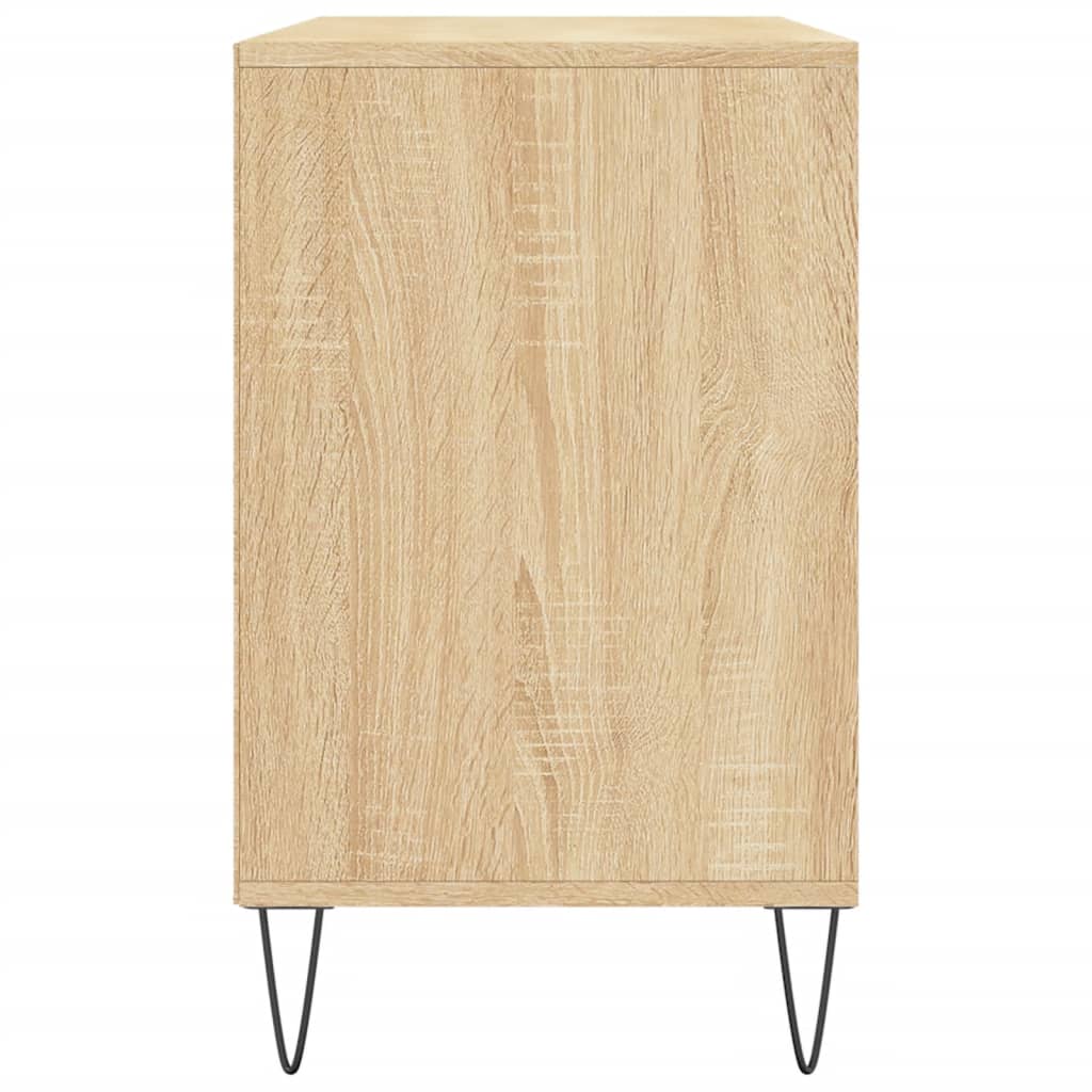 vidaXL Παπουτσοθήκη Sonoma Δρυς 102x36x60 εκ. από Επεξεργασμένο Ξύλο