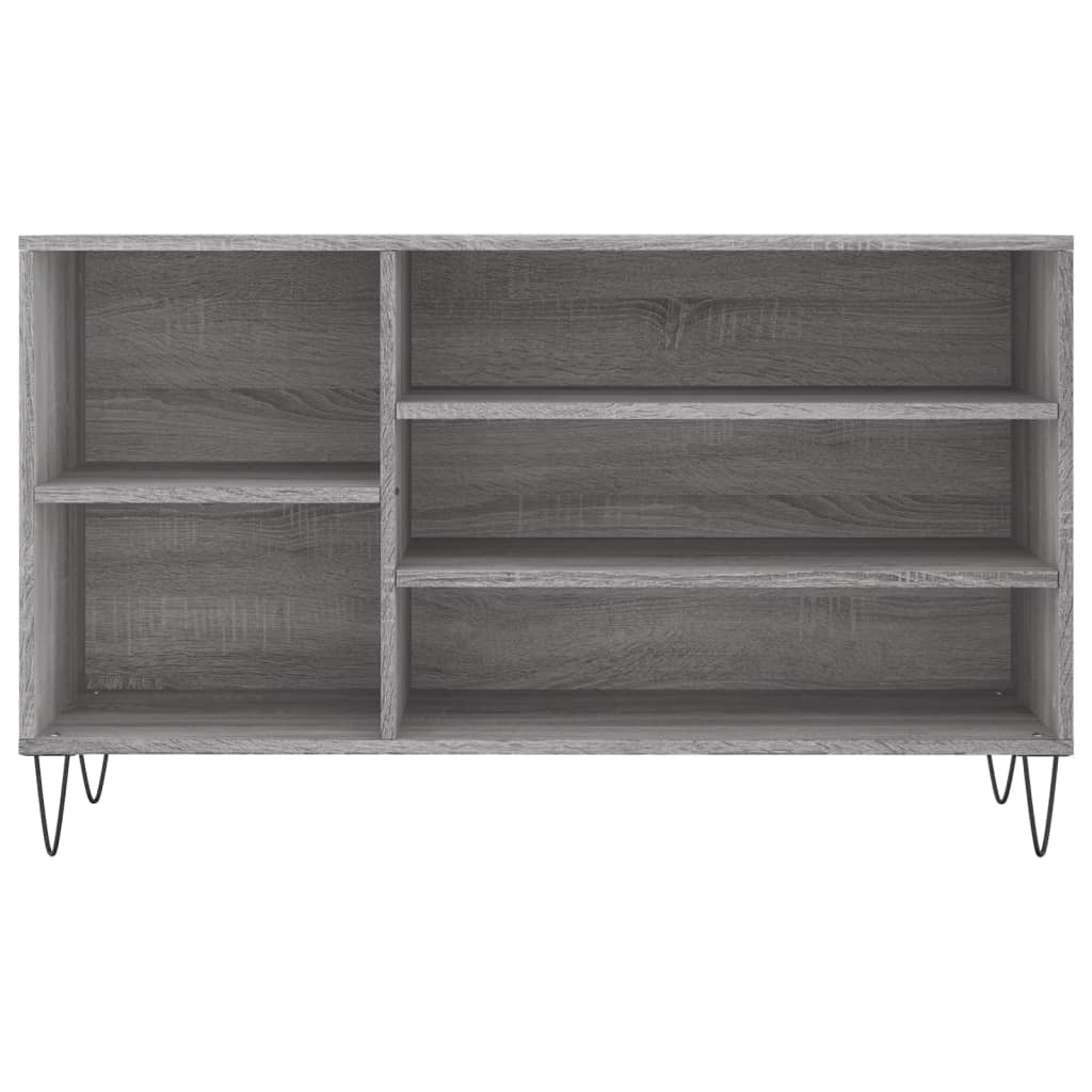 vidaXL Παπουτσοθήκη Γκρι Sonoma 102x36x60 εκ. από Επεξεργασμένο Ξύλο