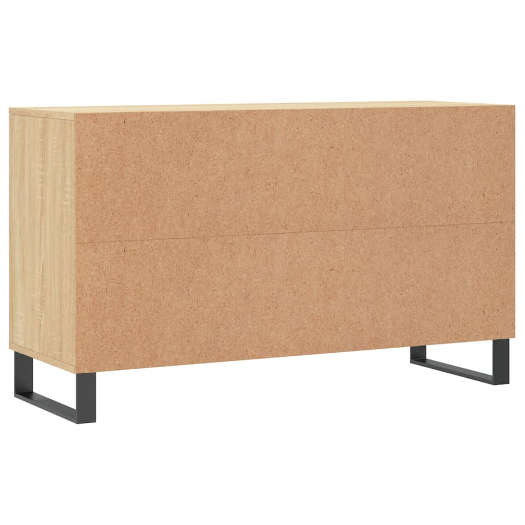 vidaXL Παπουτσοθήκη Sonoma Δρυς 102x36x60 εκ. από Επεξεργασμένο Ξύλο