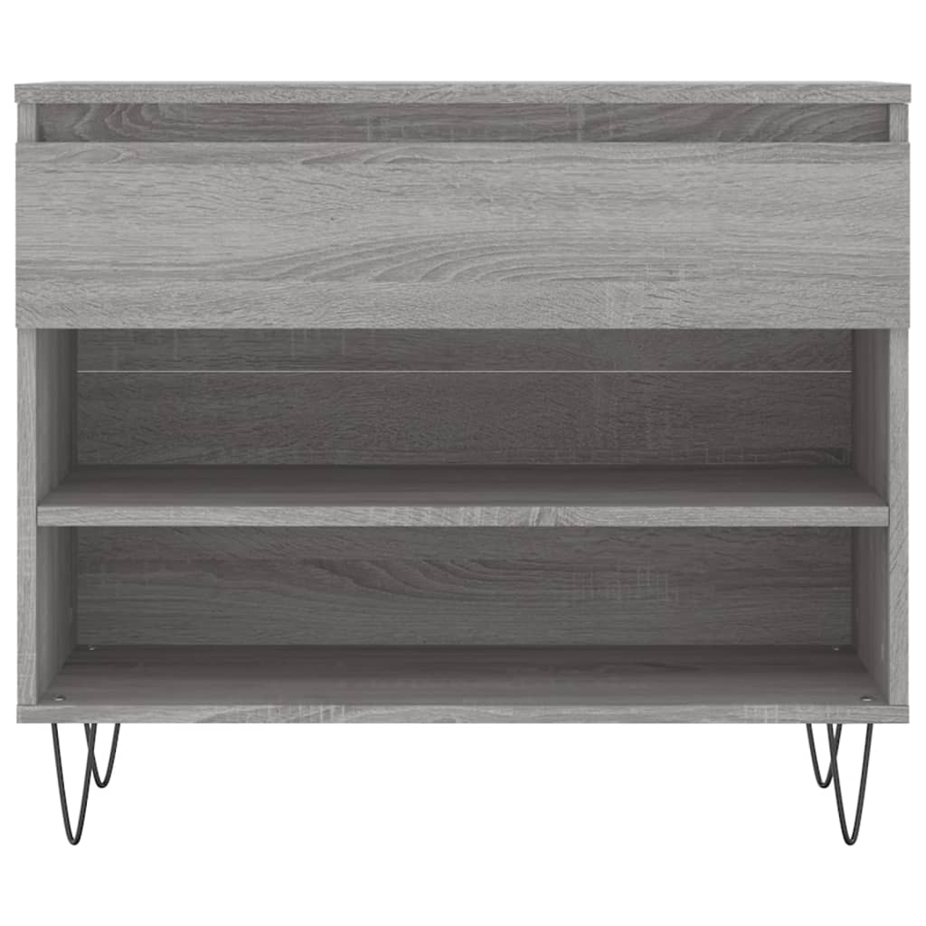 vidaXL Παπουτσοθήκη Γκρι Sonoma 70x36x60 εκ. από Επεξεργασμένο Ξύλο