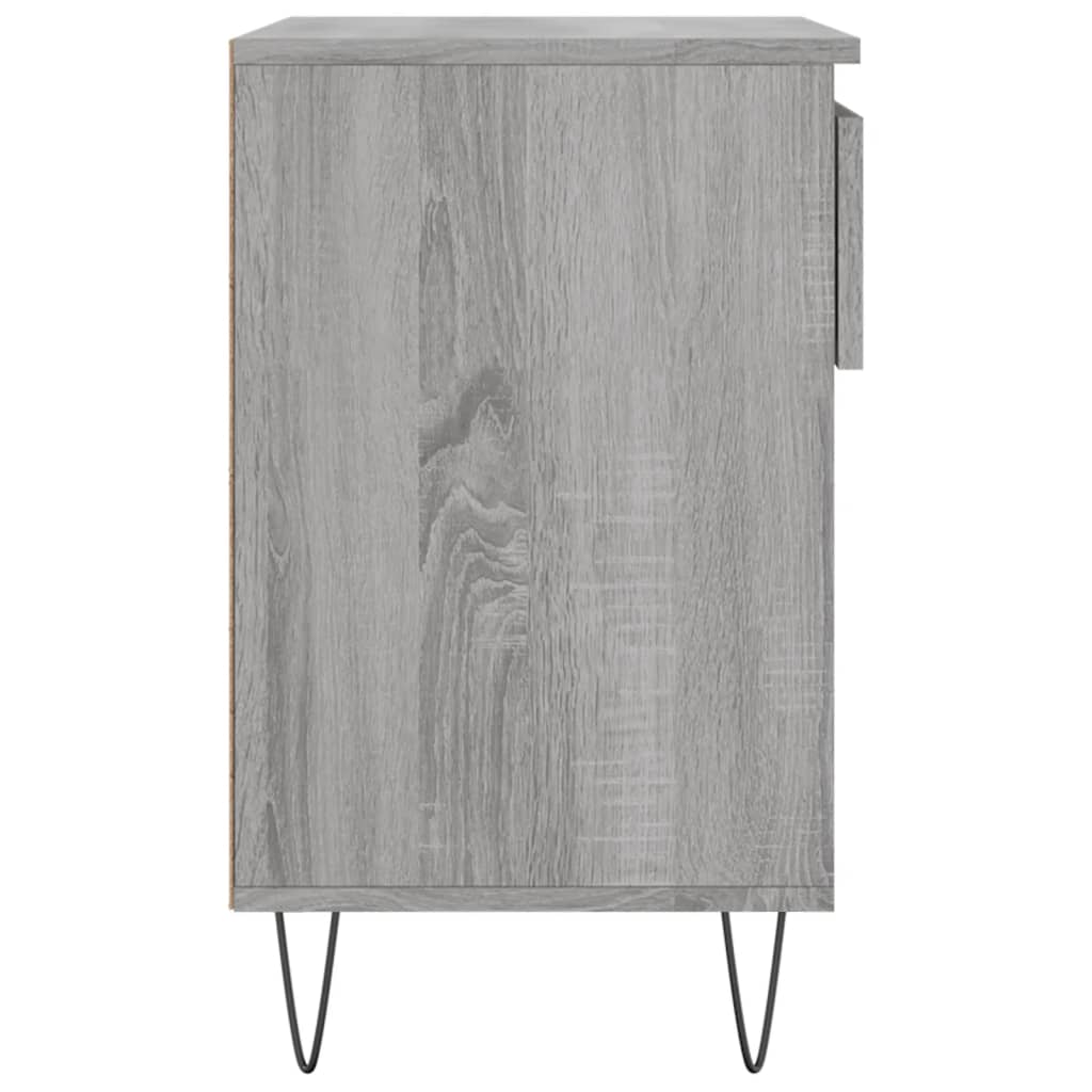vidaXL Παπουτσοθήκη Γκρι Sonoma 70x36x60 εκ. από Επεξεργασμένο Ξύλο