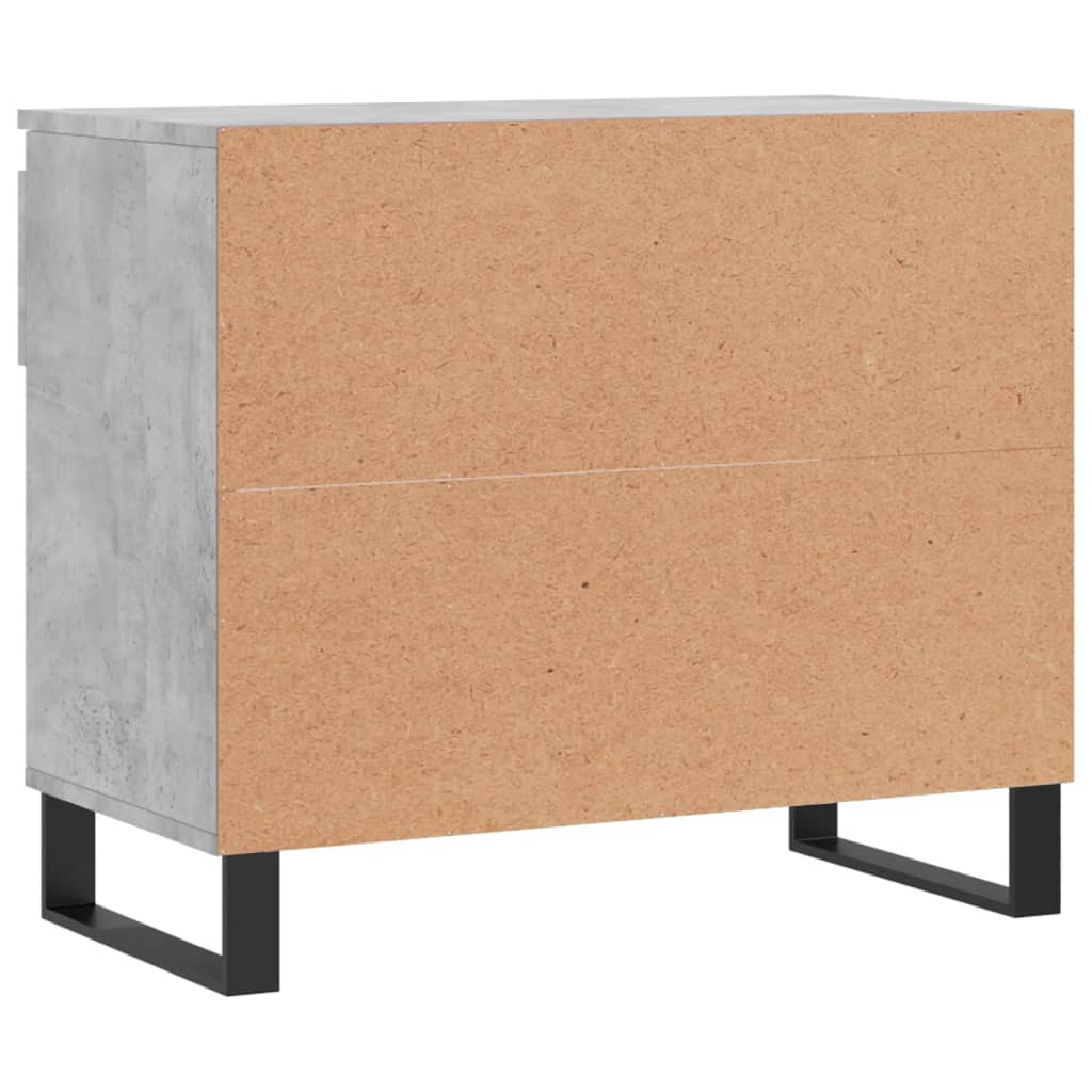 vidaXL Παπουτσοθήκη Γκρι Σκυροδέματος 70x36x60 εκ. Επεξεργασμένο Ξύλο