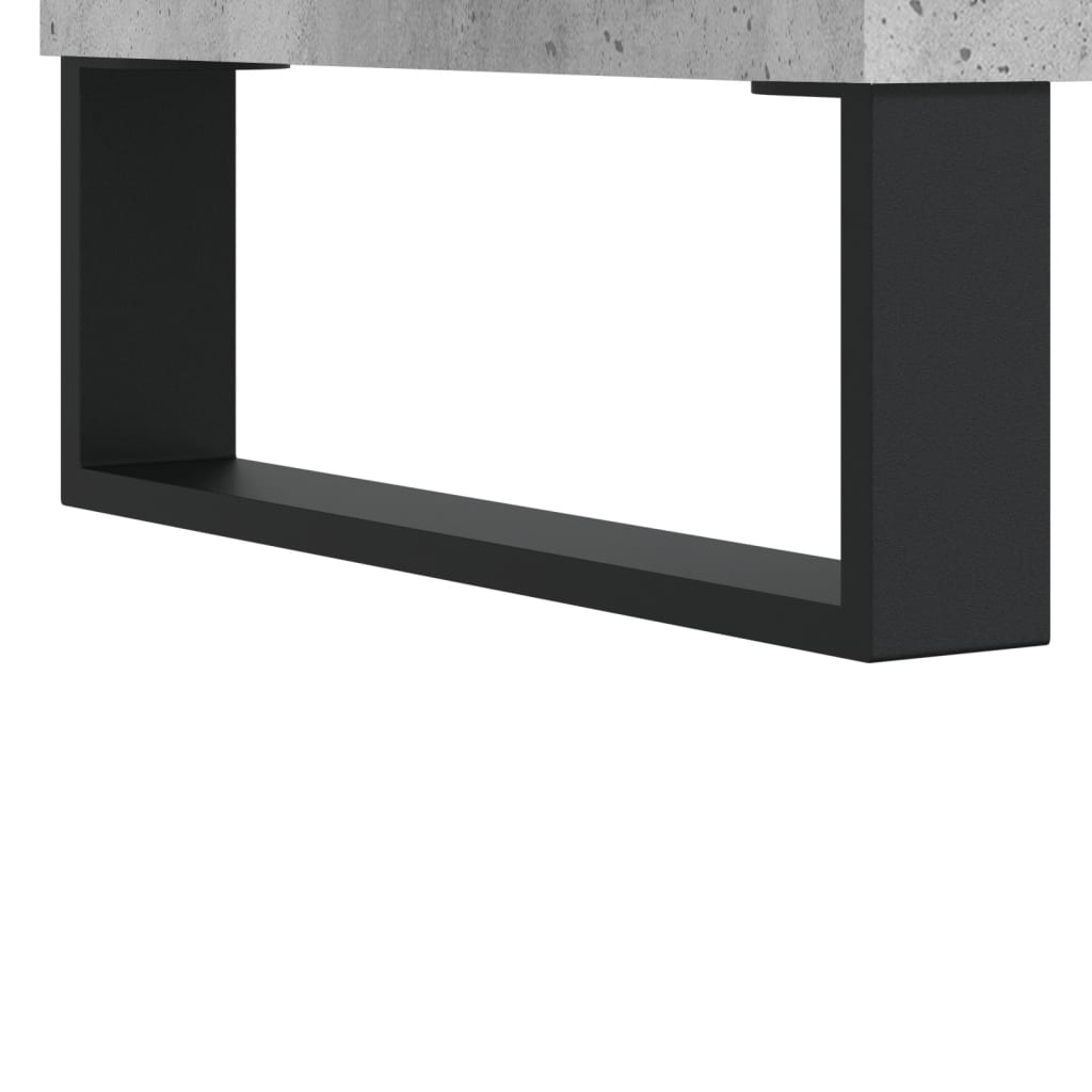 vidaXL Παπουτσοθήκη Γκρι Σκυροδέματος 70x36x60 εκ. Επεξεργασμένο Ξύλο