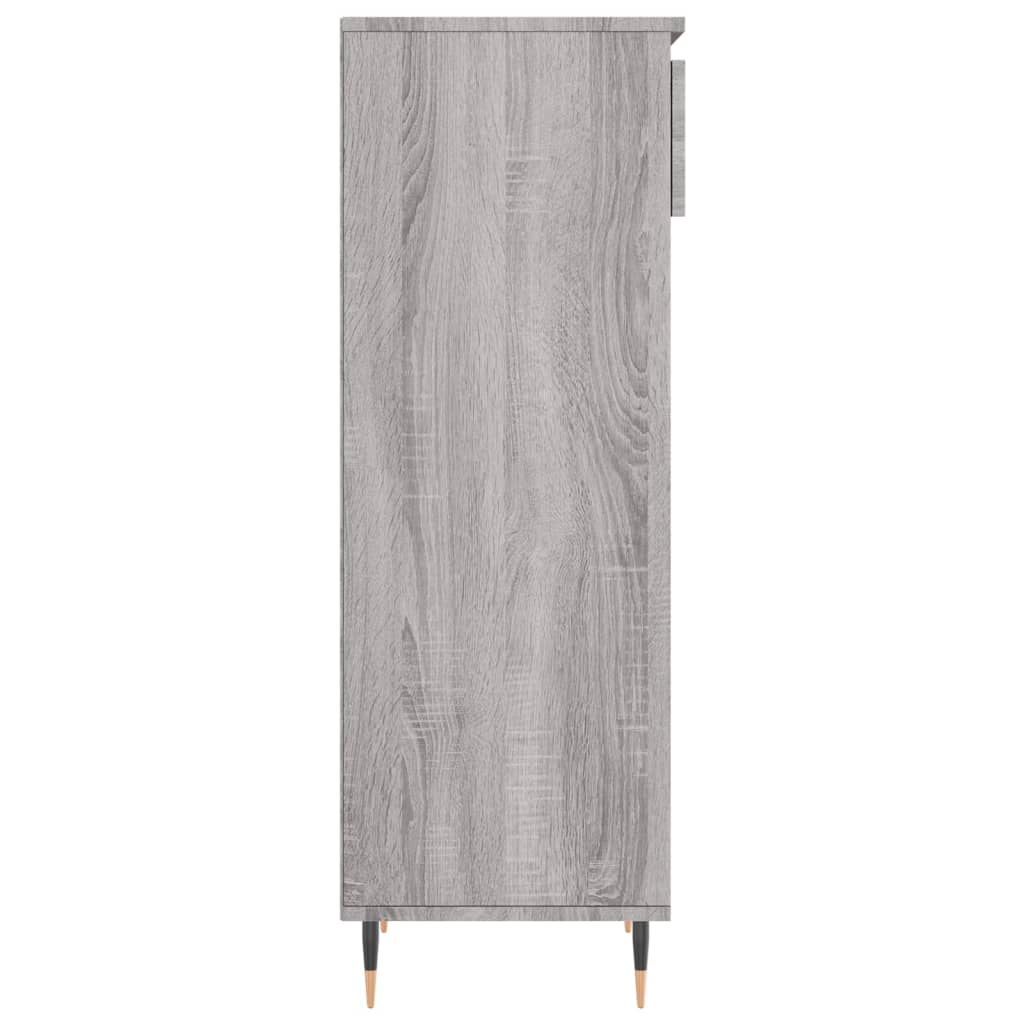vidaXL Παπουτσοθήκη Γκρι Sonoma 40x36x105 εκ. από Επεξεργασμένο Ξύλο