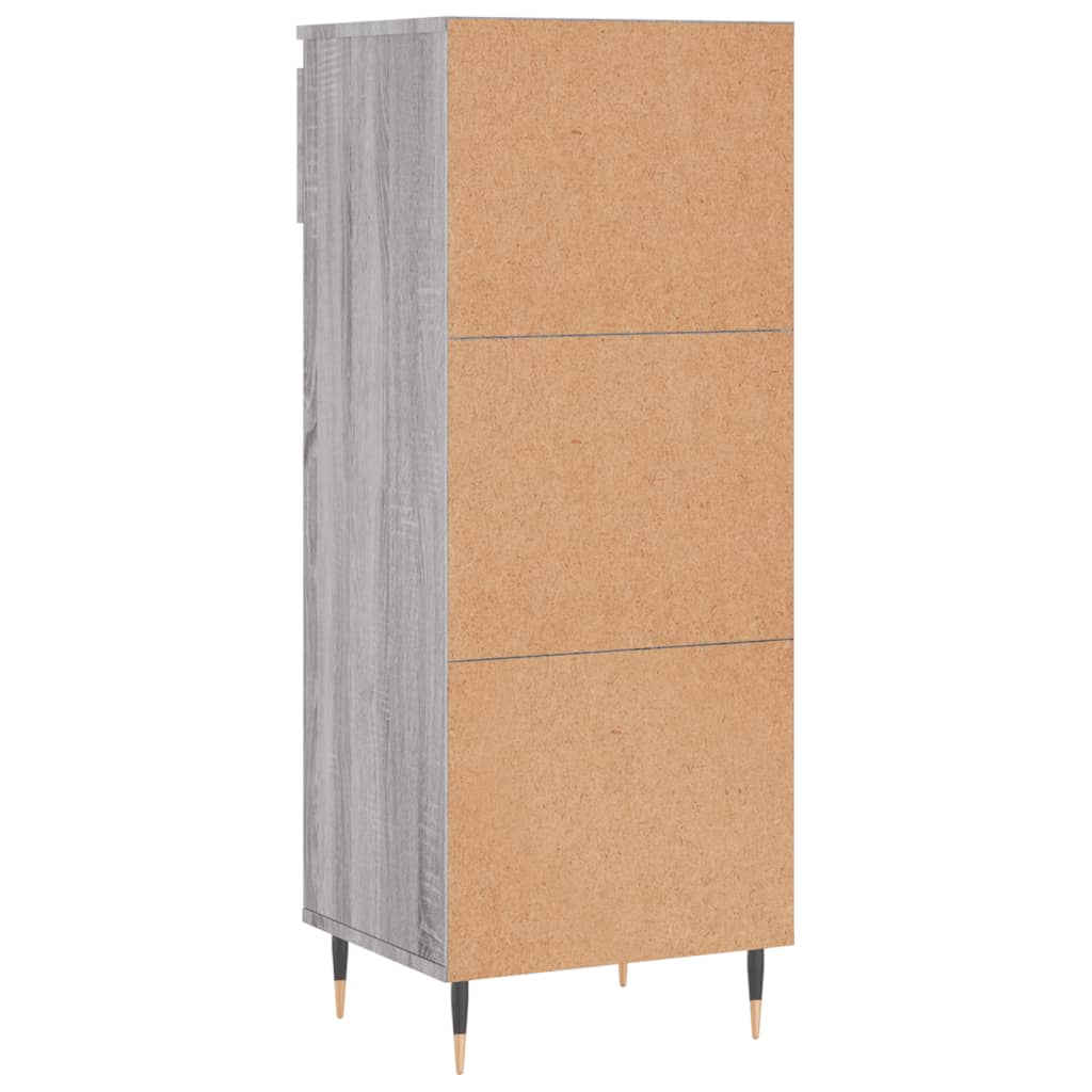 vidaXL Παπουτσοθήκη Γκρι Sonoma 40x36x105 εκ. από Επεξεργασμένο Ξύλο