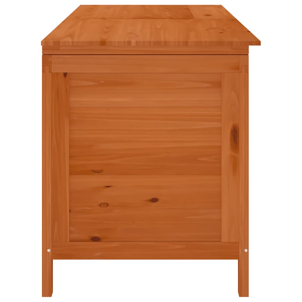 vidaXL Μπαούλο Αποθ. Κήπου Καφέ 150x50x56,5 εκ. Μασίφ Ξύλο Ελάτης