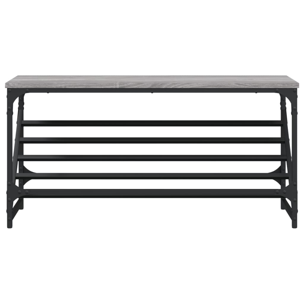 vidaXL Παπουτσοθήκη Γκρι Sonoma 90x30x45 εκ. από Επεξεργασμένο Ξύλο