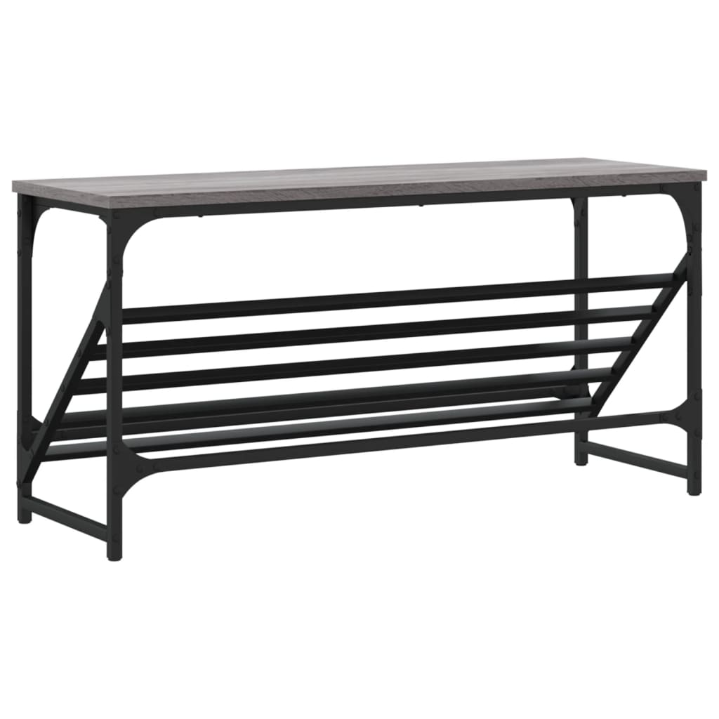 vidaXL Παπουτσοθήκη Γκρι Sonoma 90x30x45 εκ. από Επεξεργασμένο Ξύλο