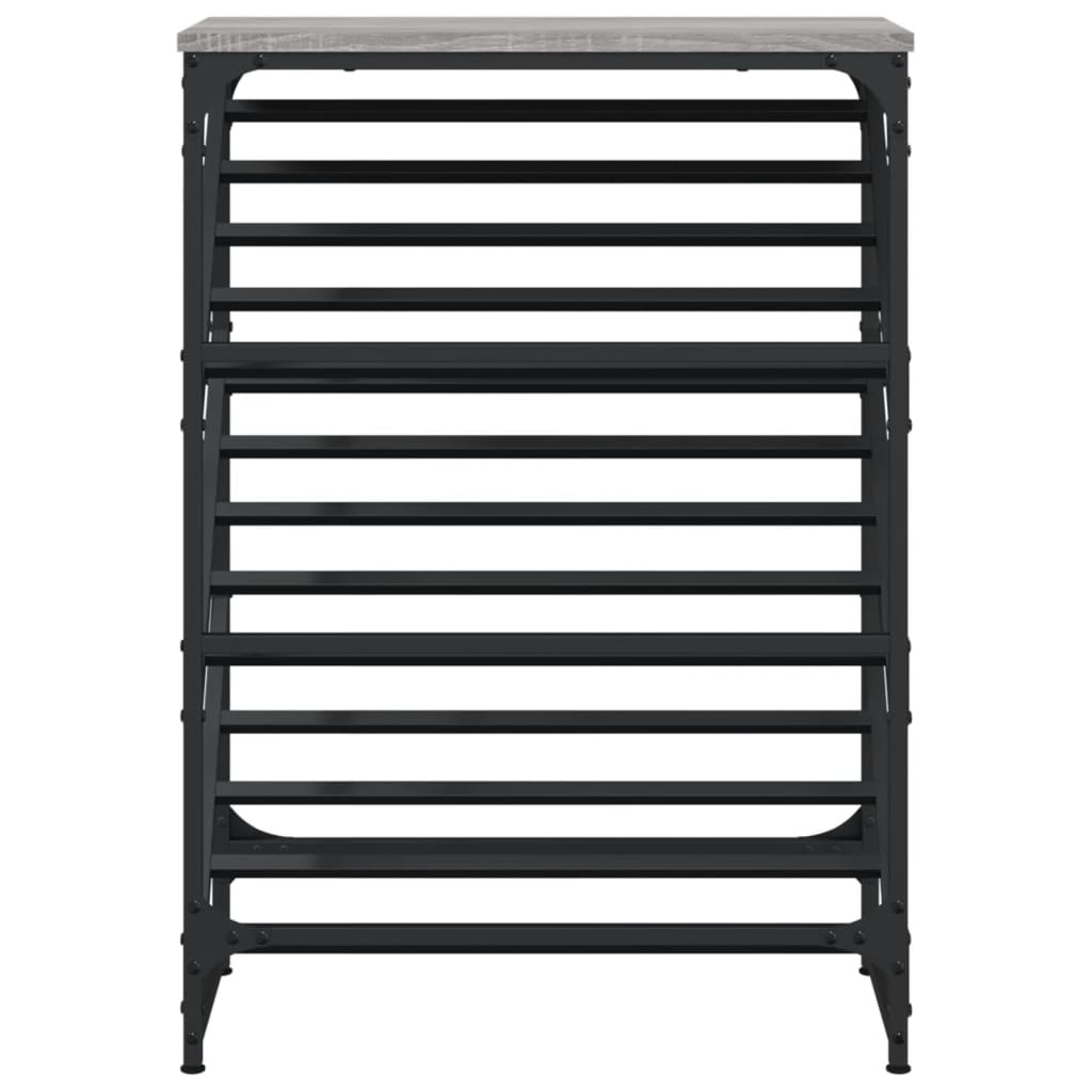 vidaXL Παπουτσοθήκη Γκρι Sonoma 60x30x85 εκ. από Επεξεργασμένο Ξύλο