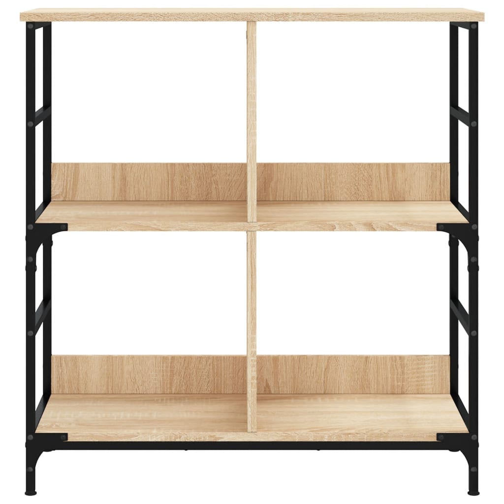 vidaXL Βιβλιοθήκη Sonoma Δρυς 78,5 x 33 x 82 εκ. Επεξεργασμένο Ξύλο