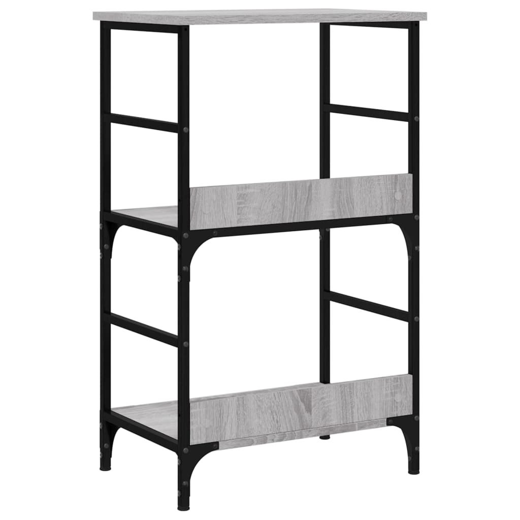 vidaXL Βιβλιοθήκη Γκρι Sonoma 50x33x82 εκ. Επεξεργασμένο Ξύλο