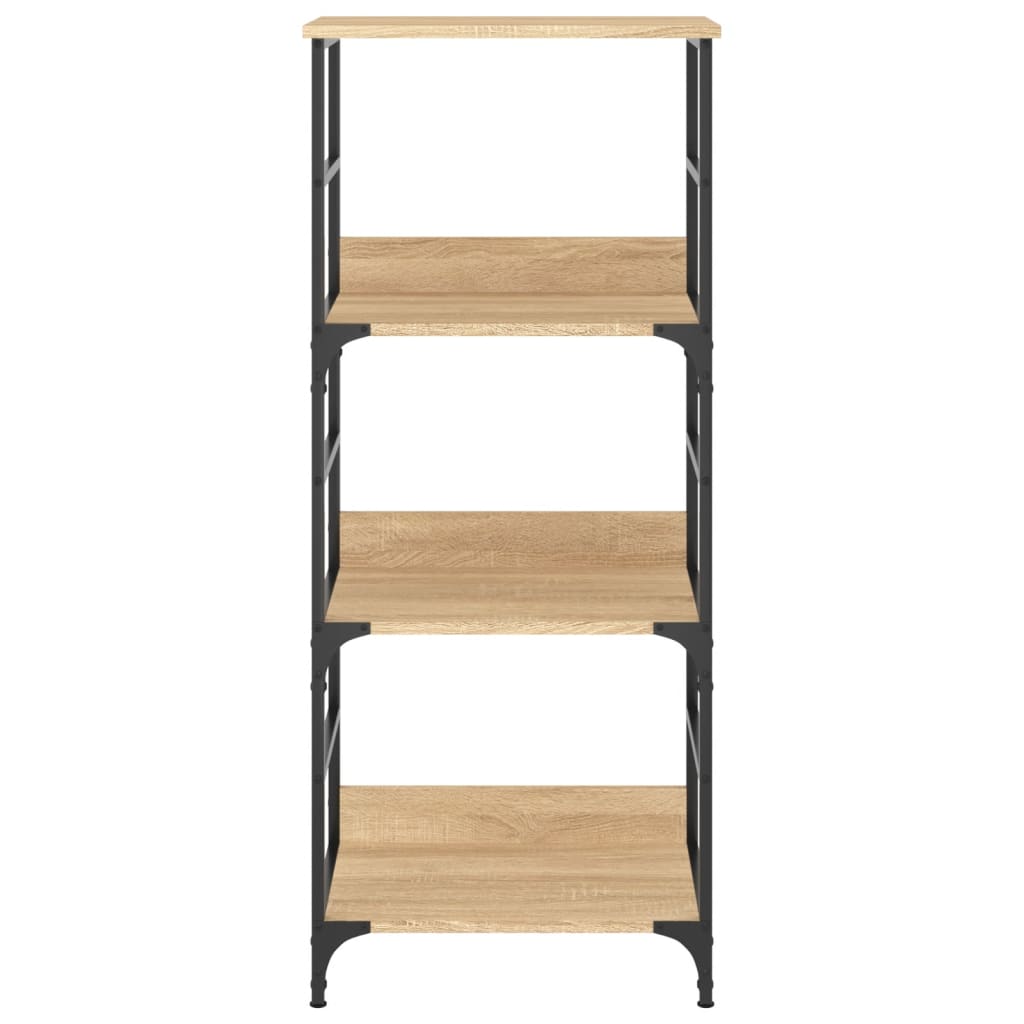 vidaXL Βιβλιοθήκη Sonoma Δρυς 50x33x117,5 εκ. Επεξεργασμένο Ξύλο