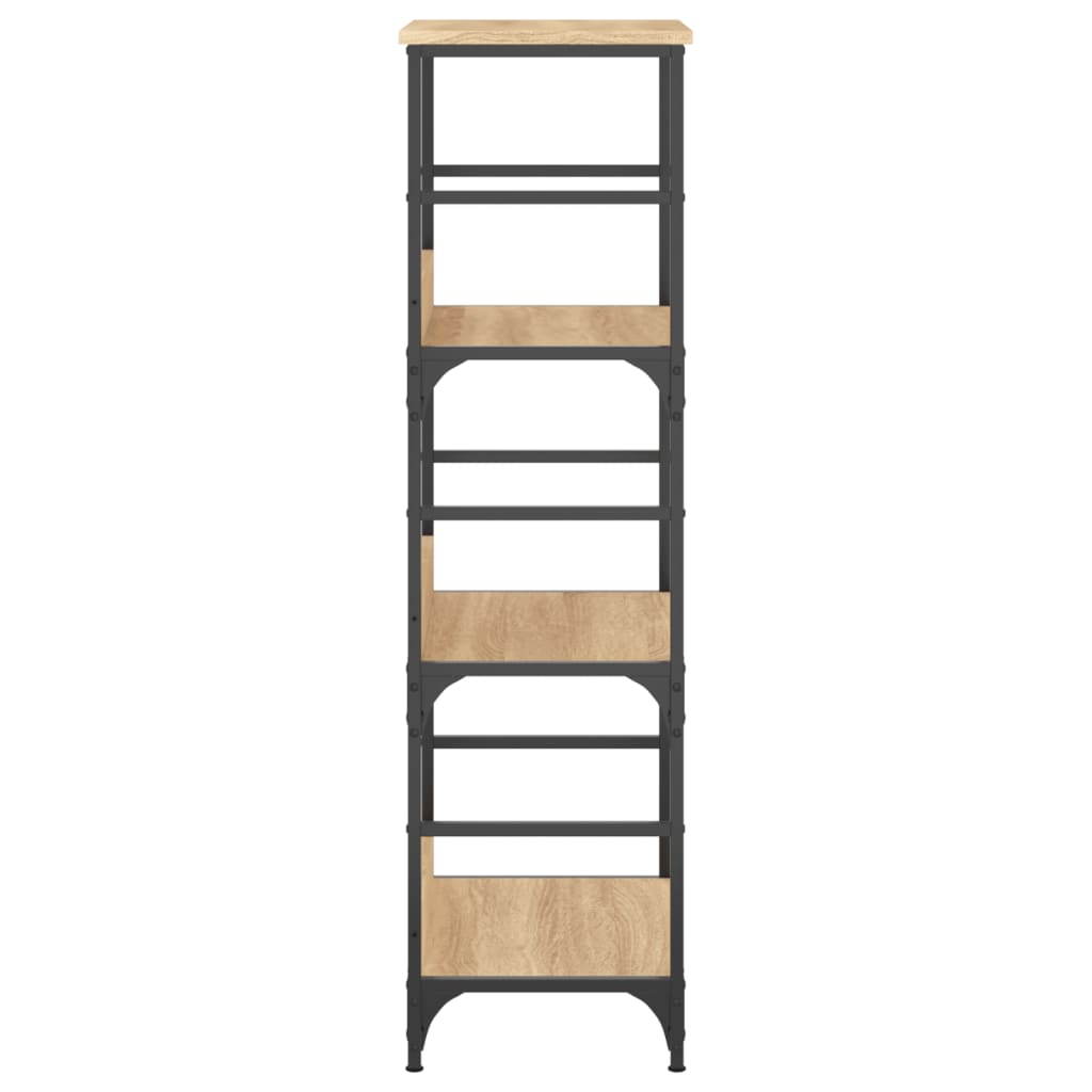 vidaXL Βιβλιοθήκη Sonoma Δρυς 50x33x117,5 εκ. Επεξεργασμένο Ξύλο