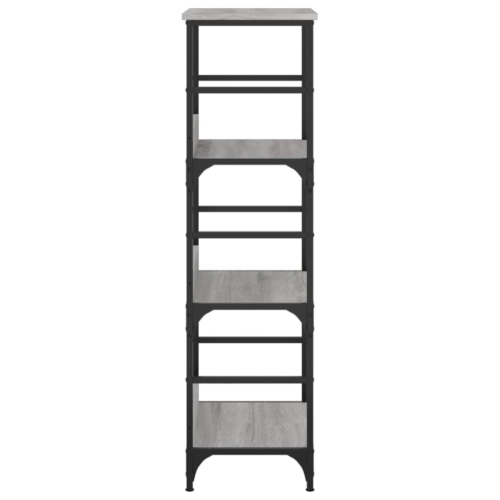 vidaXL Βιβλιοθήκη Γκρι Sonoma 50x33x117,5 εκ. Επεξεργασμένο Ξύλο