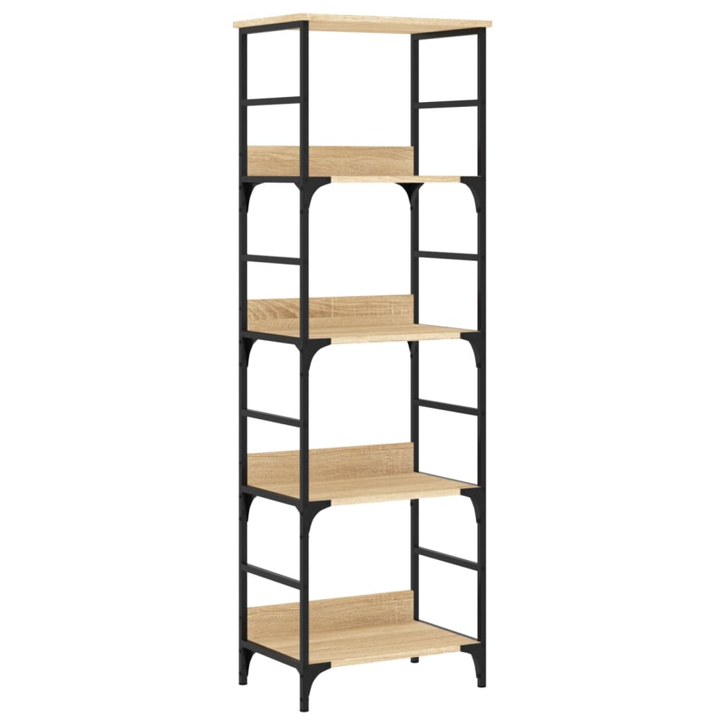 vidaXL Βιβλιοθήκη Sonoma Δρυς 50x33x153 εκ. Επεξεργασμένο Ξύλο