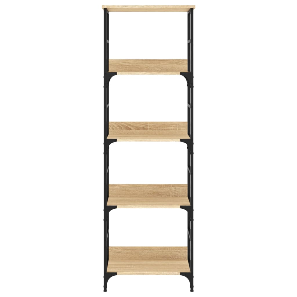 vidaXL Βιβλιοθήκη Sonoma Δρυς 50x33x153 εκ. Επεξεργασμένο Ξύλο