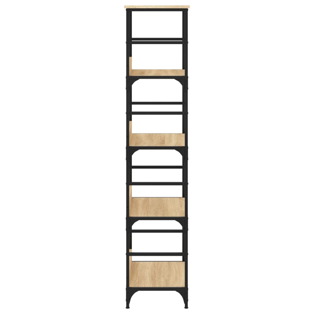 vidaXL Βιβλιοθήκη Sonoma Δρυς 50x33x153 εκ. Επεξεργασμένο Ξύλο