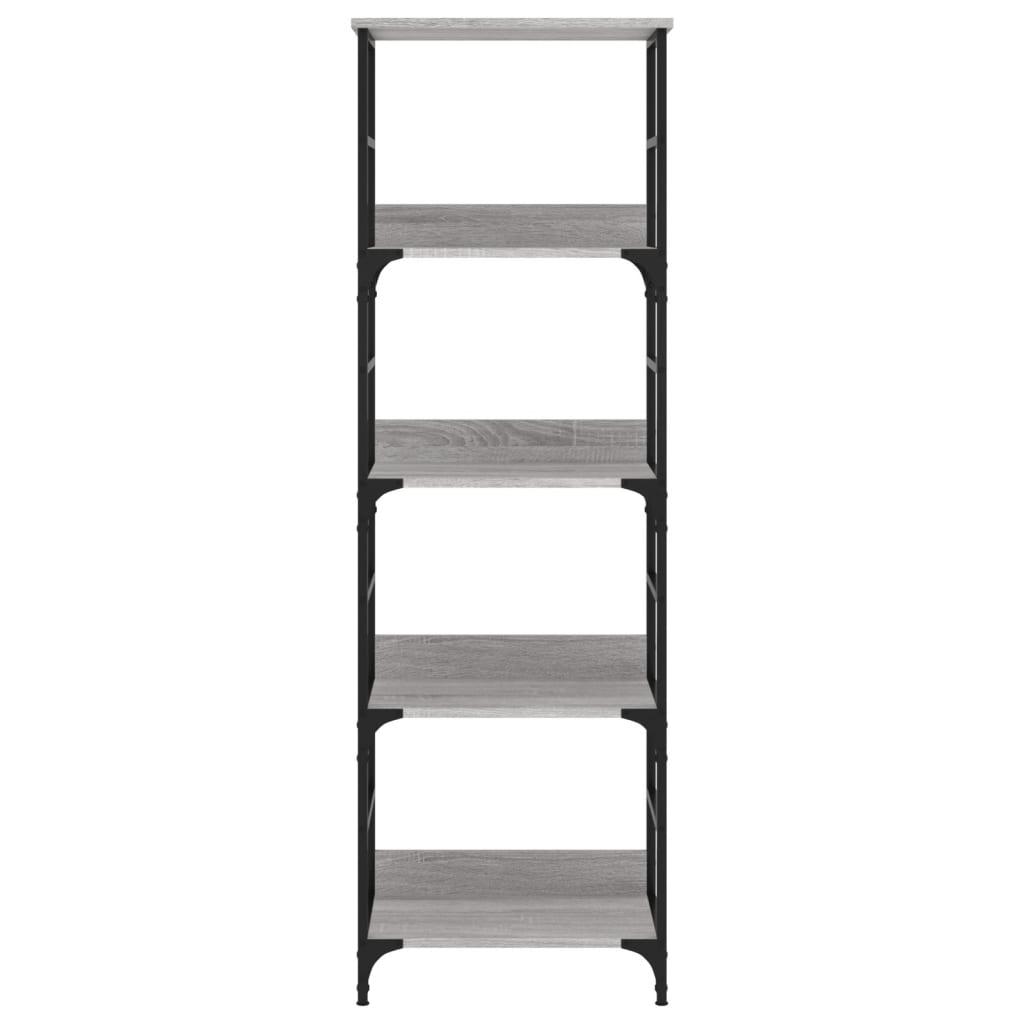 vidaXL Βιβλιοθήκη Γκρι Sonoma 50x33x153 εκ. Επεξεργασμένο Ξύλο