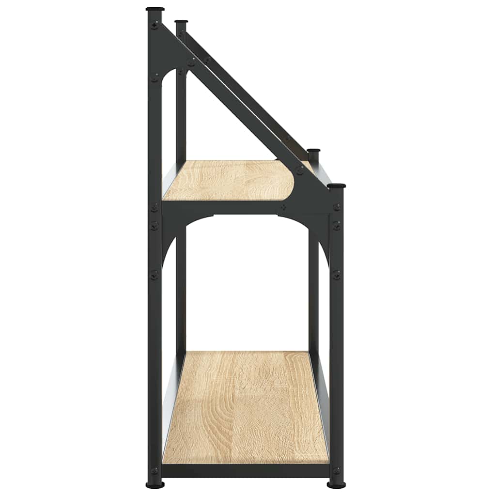 vidaXL Ράφι Τοίχου 2 Επιπέδων από Ξύλο Sonoma Δρυς 60x21x51 εκ. από Τεχνητό Ξύλο