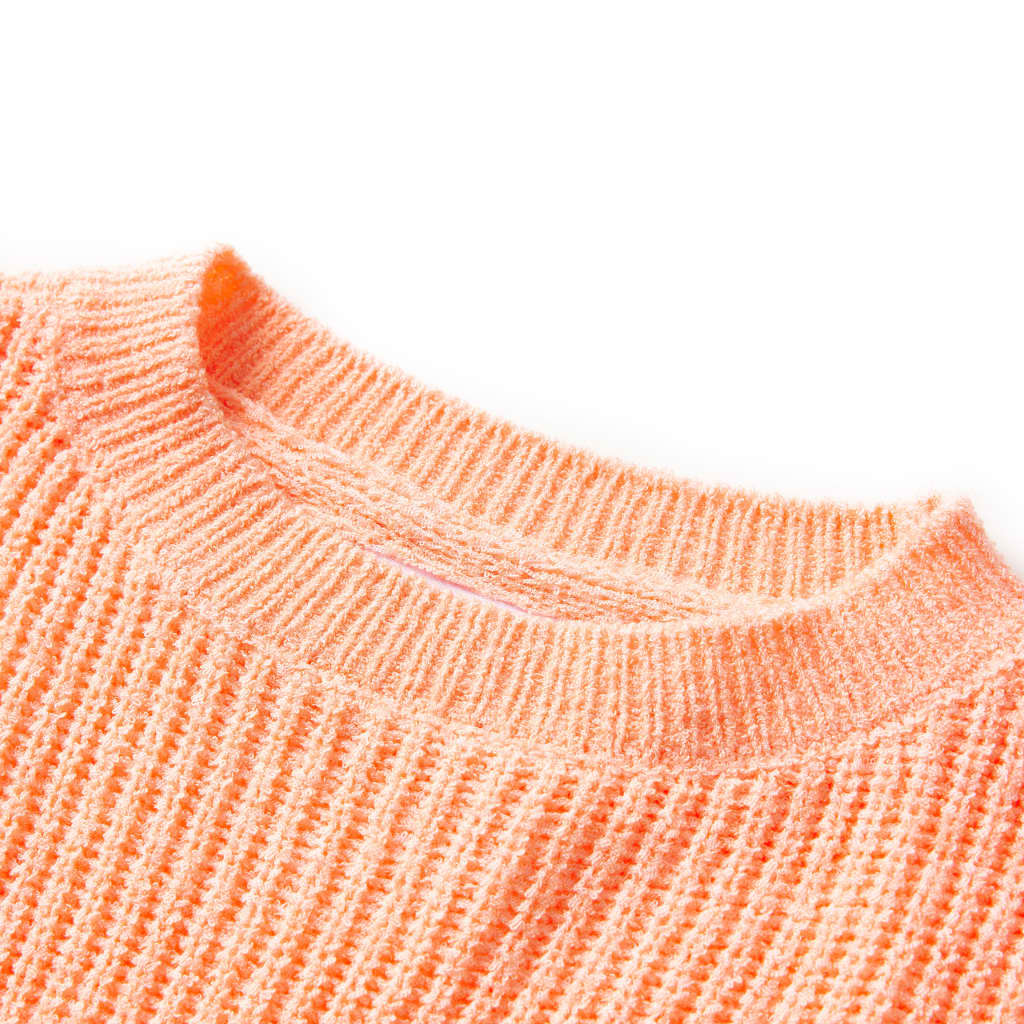 Children's Knitted Sweater Light Orange 116