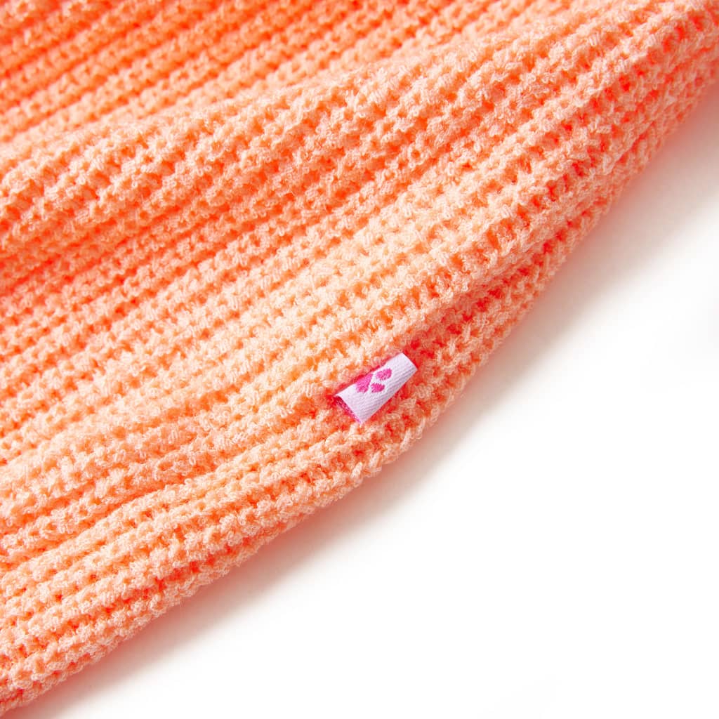 Children's Knitted Sweater Light Orange 116