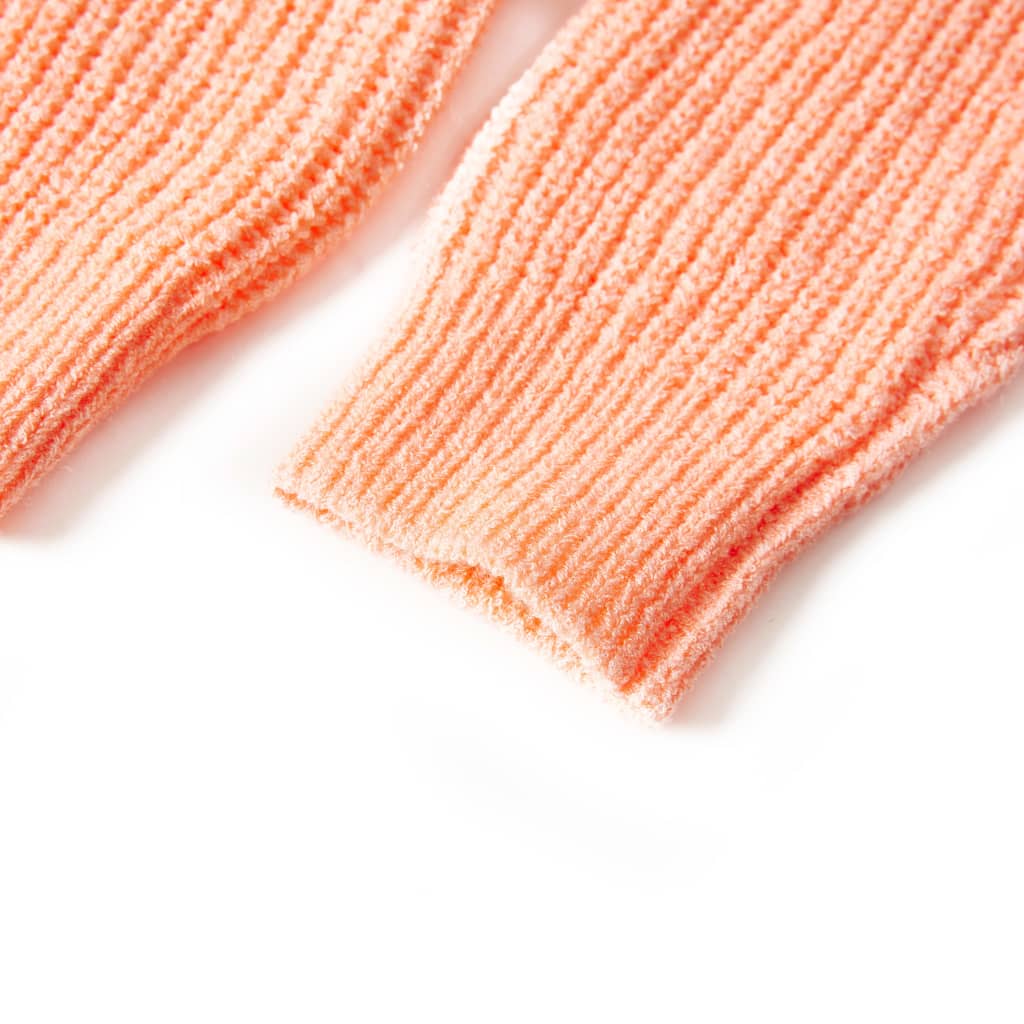 Children's Knitted Sweater Light Orange 116
