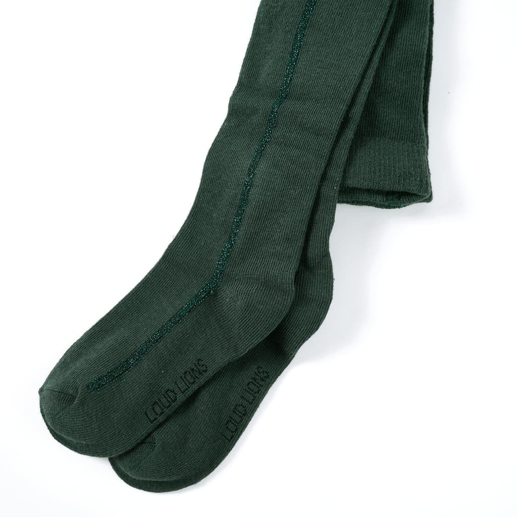 Children's Tights Dark Green 116