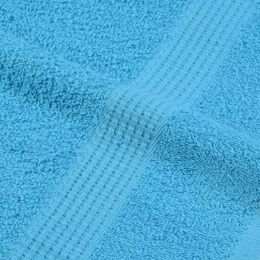 vidaXL Πετσέτες μπάνιου 4Τεμ τυρκουάζ 100x150 cm 360 gsm 100% βαμβάκι