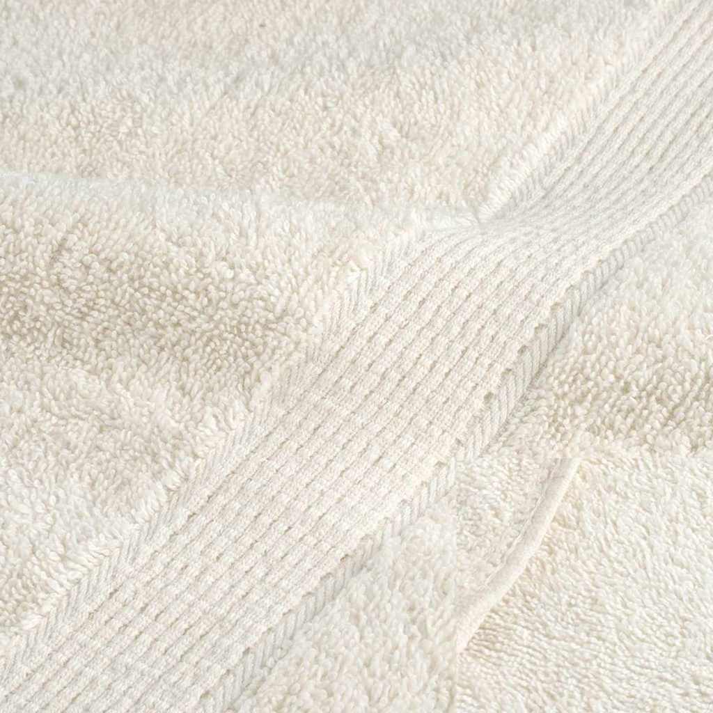vidaXL Πετσέτα Επισκεπτών SOLUND 10 pcs Κρεμ 15 x 21 cm 550 gsm