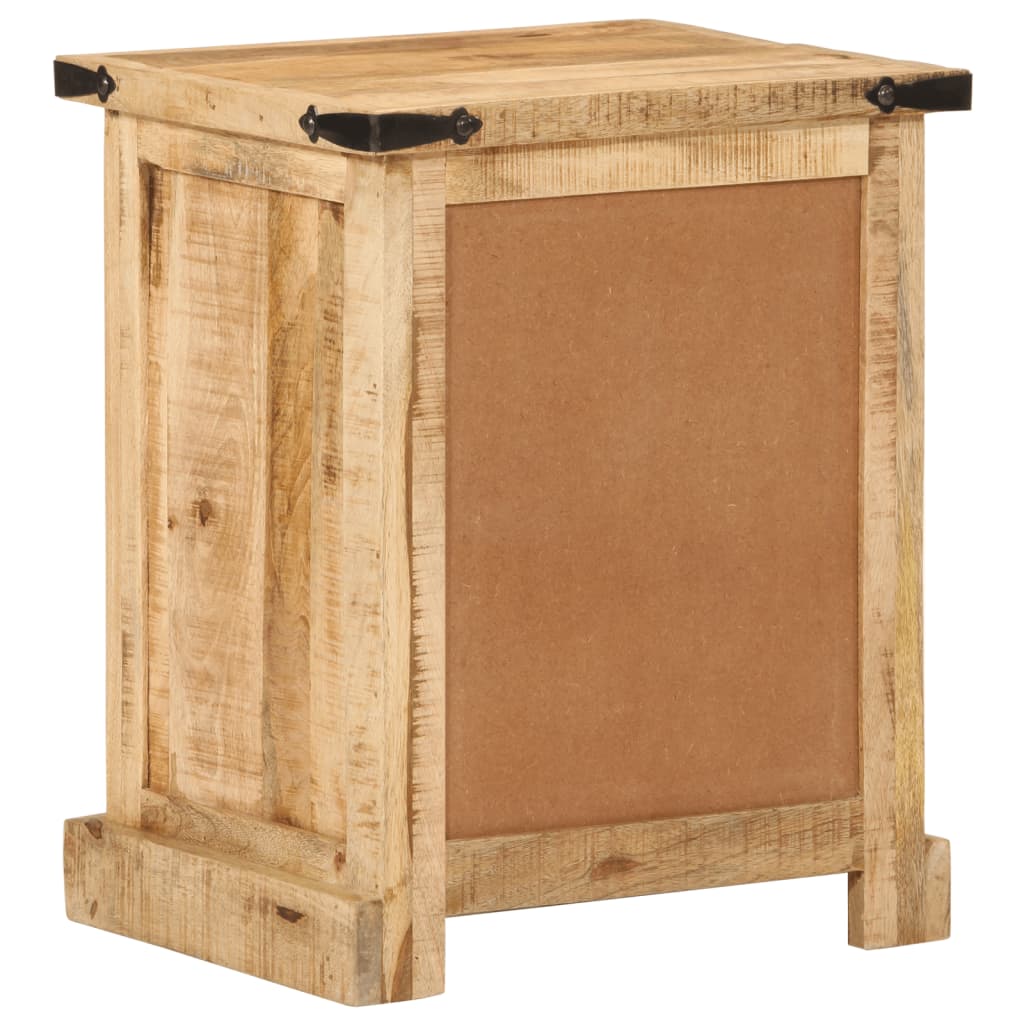 vidaXL Κομοδίνο 40 x 35 x 50 εκ. από Μασίφ Ξύλο Μάνγκο