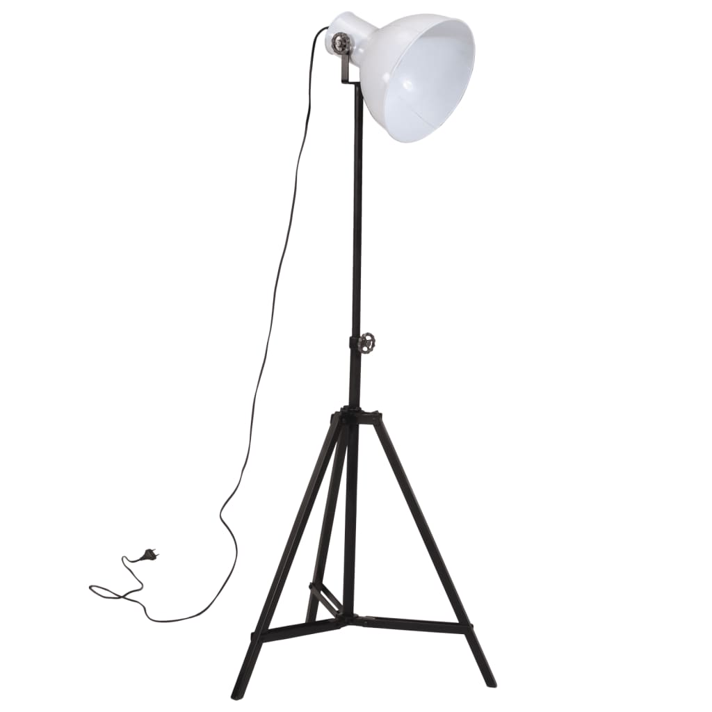 vidaXL Φωτιστικό Δαπέδου 25 W Λευκό 61x61x90/150 εκ. Ε27