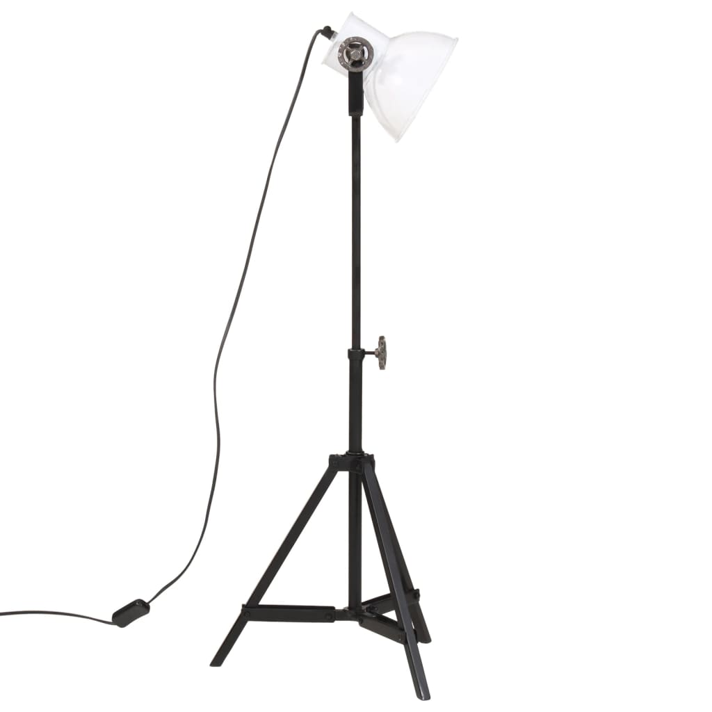 vidaXL Φωτιστικό Δαπέδου 25 W Λευκό 35x35x65/95 εκ. Ε27