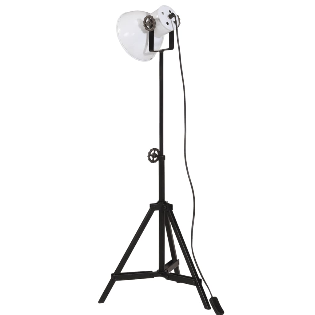 vidaXL Φωτιστικό Δαπέδου 25 W Λευκό 35x35x65/95 εκ. Ε27