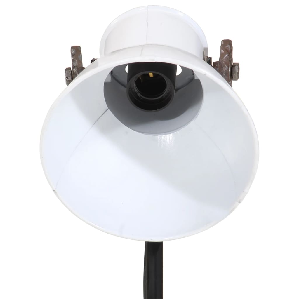 vidaXL Φωτιστικό Δαπέδου 25 W Λευκό 35x35x65/95 εκ. Ε27